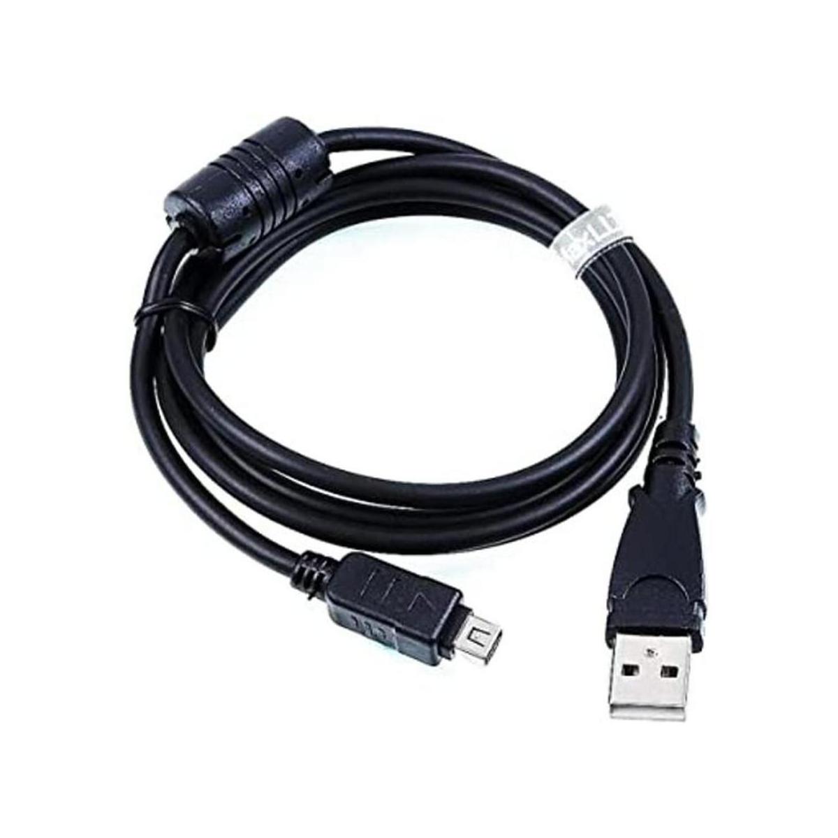 Cable USB Data cargador de batería para cámara Olympus