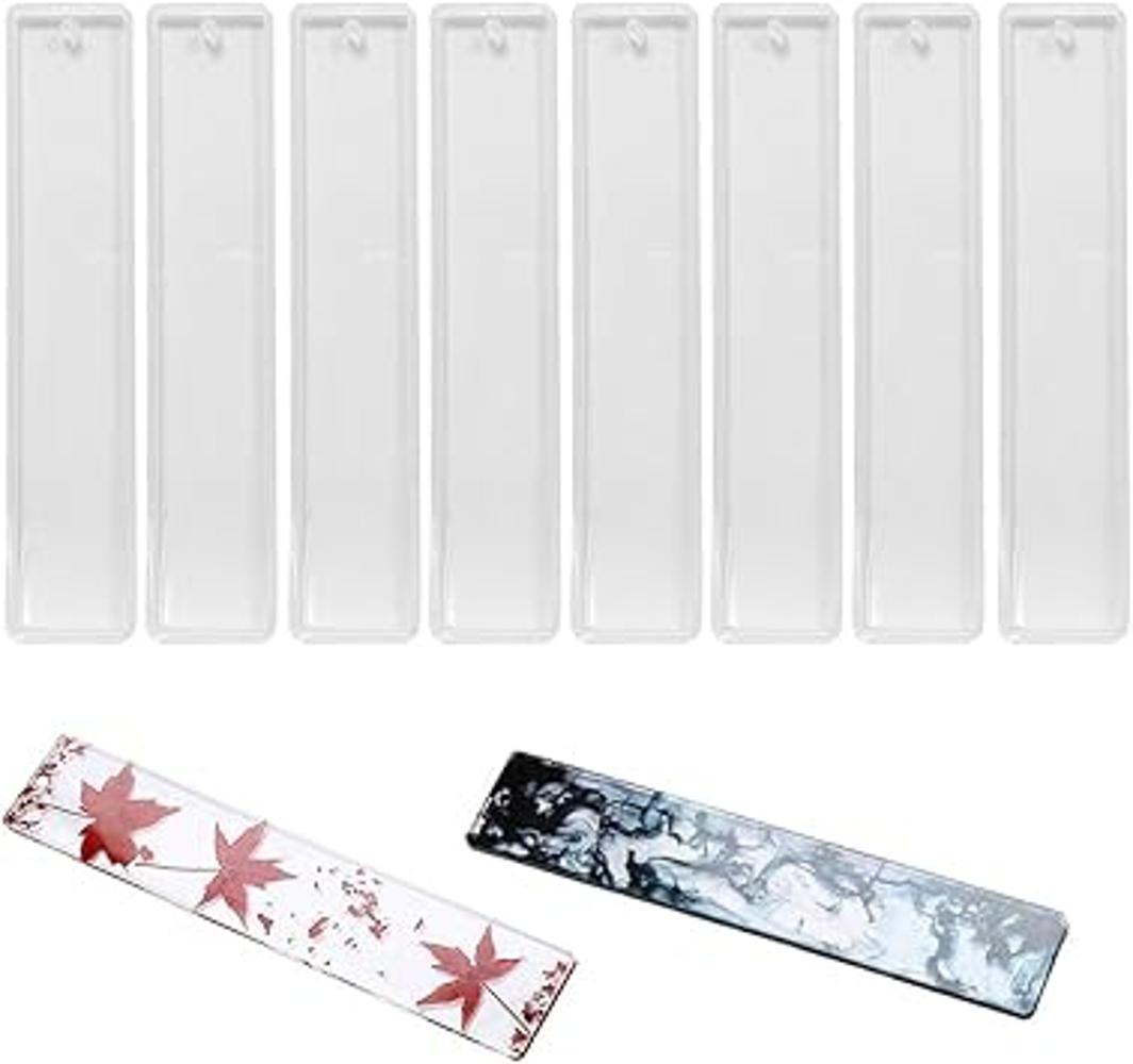 Daimay 8 moldes rectangulares de silicona para