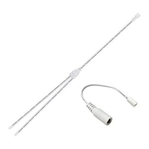 Litever Adaptador de conector DC5521L822 y divisor de_1