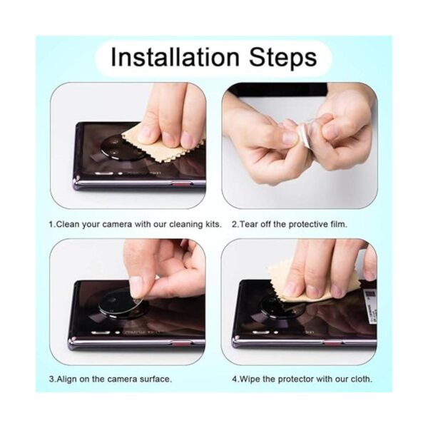 Orzero Premium Protector de lente de cámara compatible_4