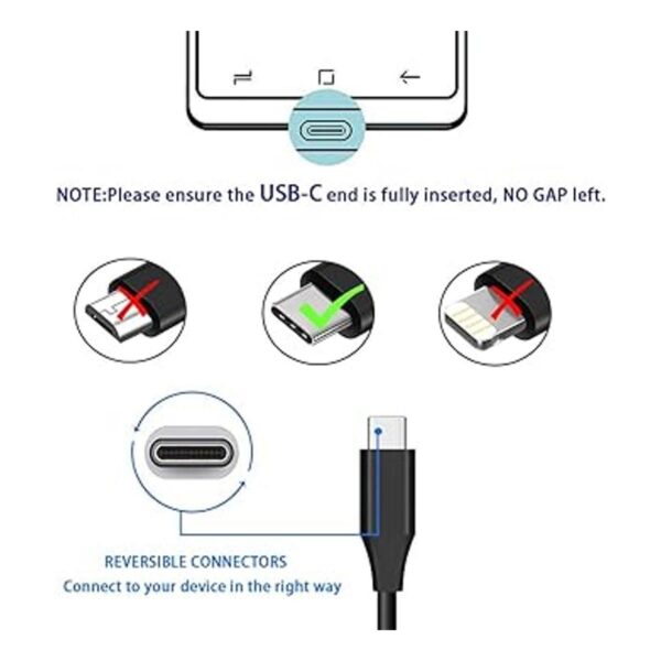 Cable USB C de 15 pies cable de carga extra largo para_2