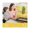 6 piezas de jaula de pájaros soporte de alimentos para