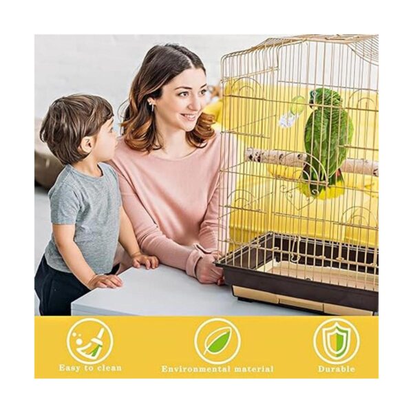 6 piezas de jaula de pájaros soporte de alimentos para