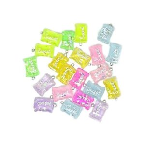 Honbay 28 colgantes de resina dulce caramelo para hacer