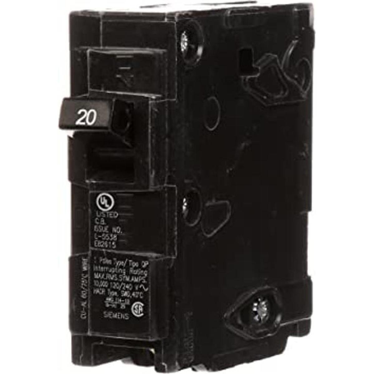 Interruptor Siemens Q115 15 Amp 1 polo 120 voltios