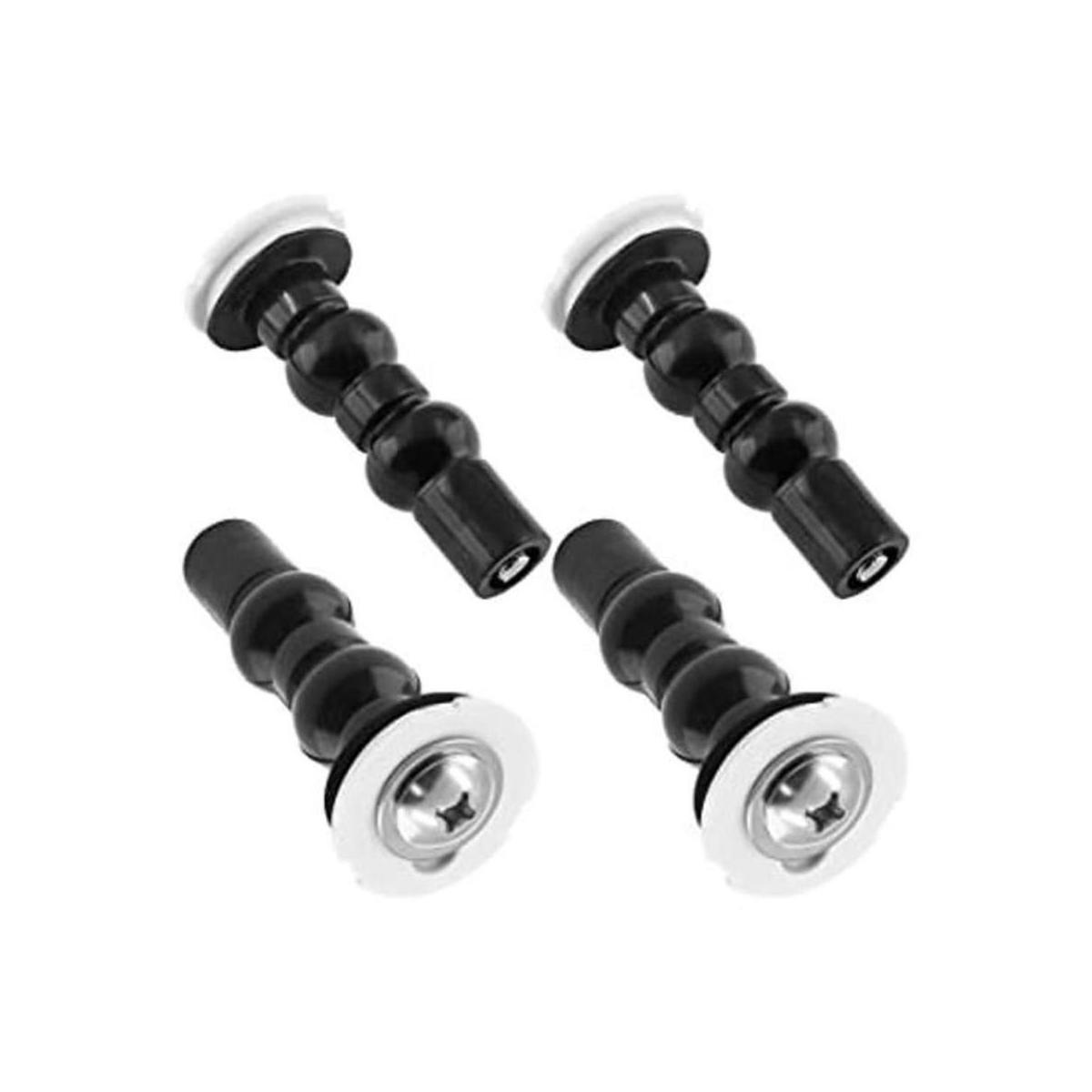 Rierdge 4 tornillos de tapa de inodoro tornillos