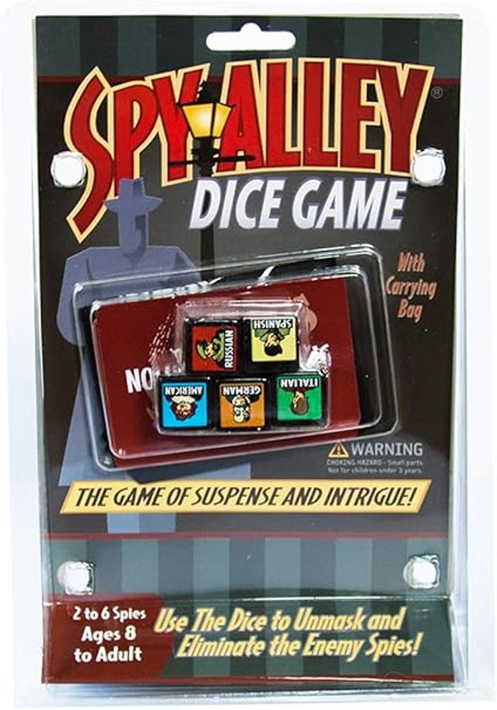 Spy Alley Juego de dados Juego de dados de viaje rápido y