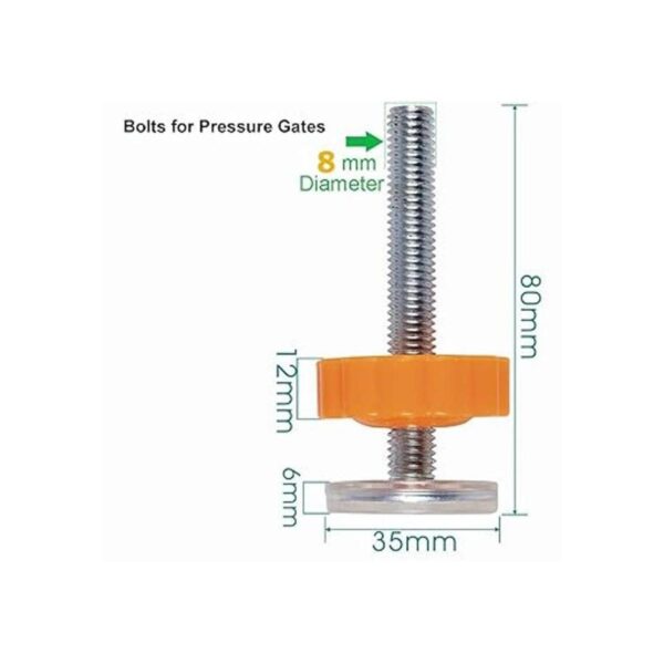 Paquete de 4 tornillos de 0.3 pulgadas para instalar