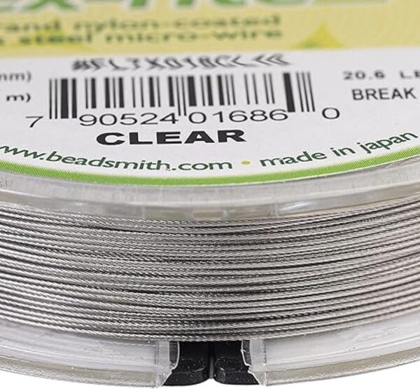The Beadsmith FlexRite Alambre de cuentas de nailon de 7