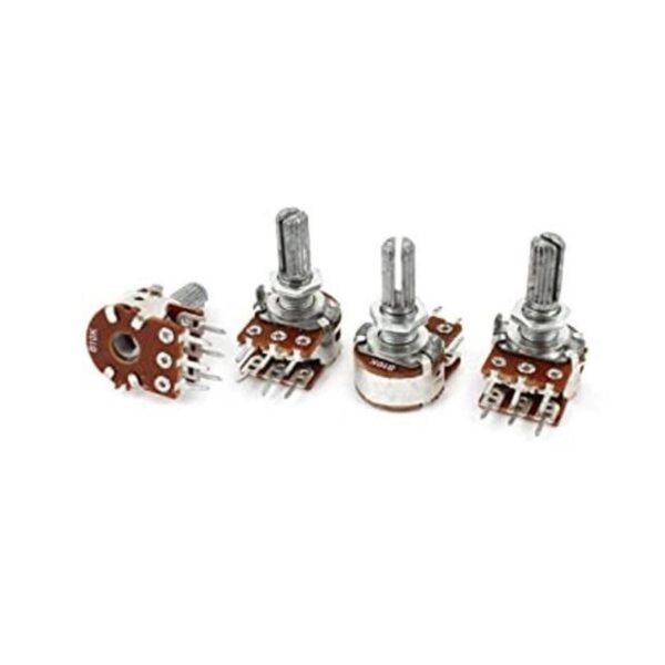 Uxcell a14071400ux0720 4 piezas Giratorio 10 K ohmios 20_1