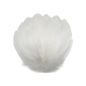 100 plumas de ganso sueltas de 5 a 7 pulgadas para
