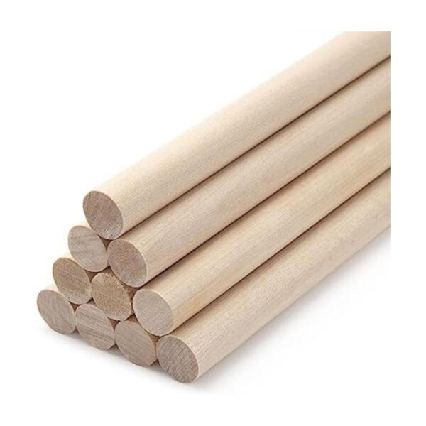 Tacos de madera Dods 10 varillas redondas de madera de
