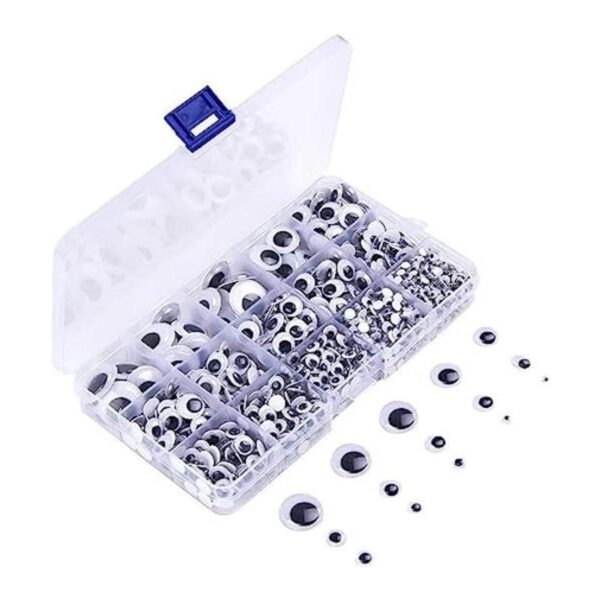 Kuuqa 1220 Piezas autoadhesivas de ojitos que se mueven_1