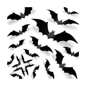 Decoraciones de murciélagos 3D de Halloween 2022