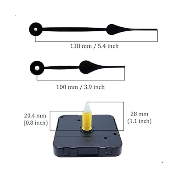 Kit de reloj de repuesto de mecanismo de movimiento de