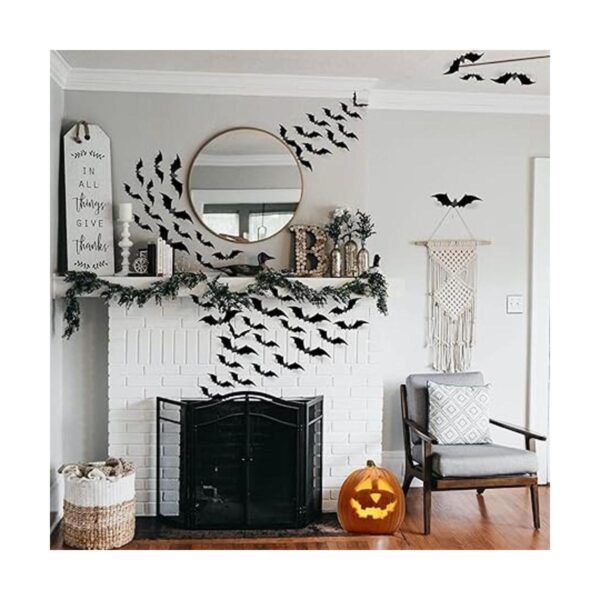 Decoraciones de murciélagos 3D de Halloween 2022