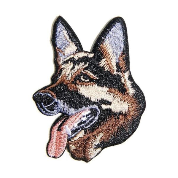 Parche para mascotas con diseño de pastor alemán Alsatian_1