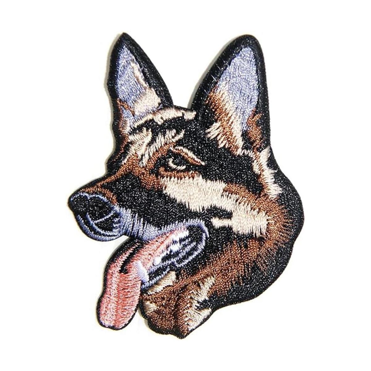 Parche para mascotas con diseño de pastor alemán Alsatian