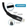 Cable Lightning corto para iPhone de 1 pie de_2