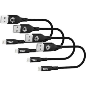 Cable Lightning corto para iPhone de 1 pie de_1