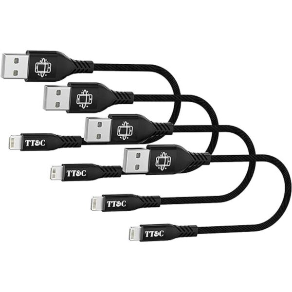 Cable Lightning corto para iPhone de 1 pie de_1
