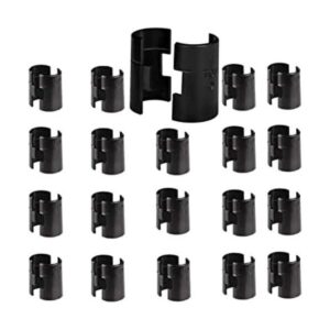 Clips para estantes de alambre 20 pares de 40 piezas para_1