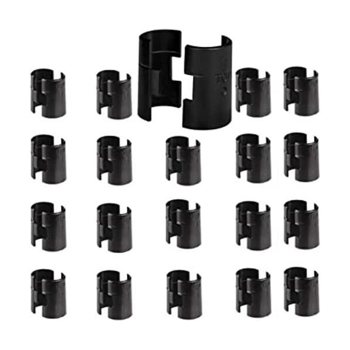 Clips para estantes de alambre 20 pares de 40 piezas para