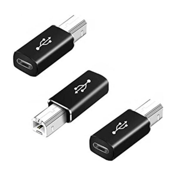 Convertidor hembra USB tipo C a USB B macho para_1