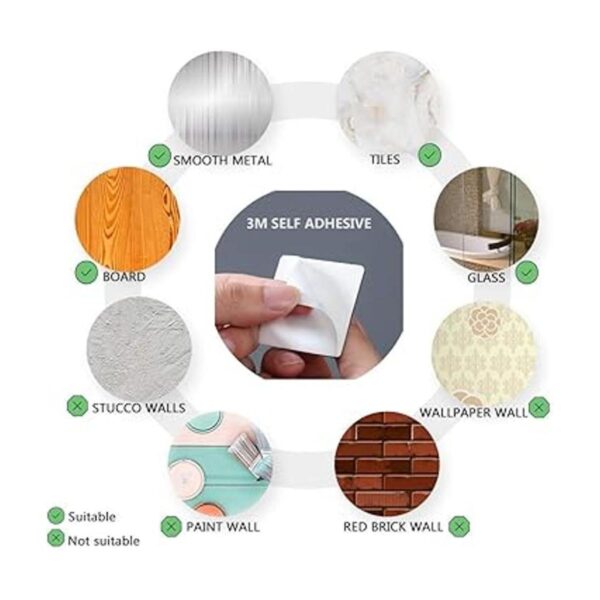 HANZE Ganchos adhesivos para colgar en la pared ganchos