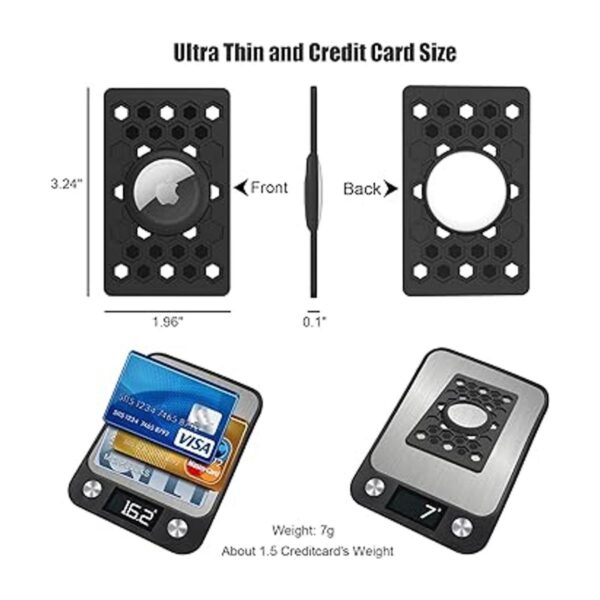 2 Pack Bingcok Airtag Wallet Case Light Thin Card Case_3