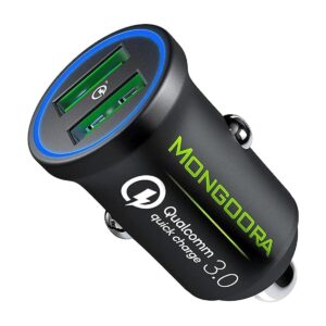 Mongoora Adaptador de cargador de automóvil de metal_1