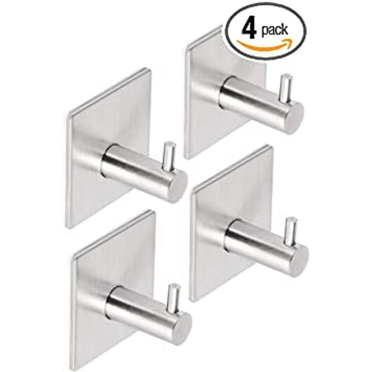 HANZE Ganchos adhesivos para colgar en la pared ganchos