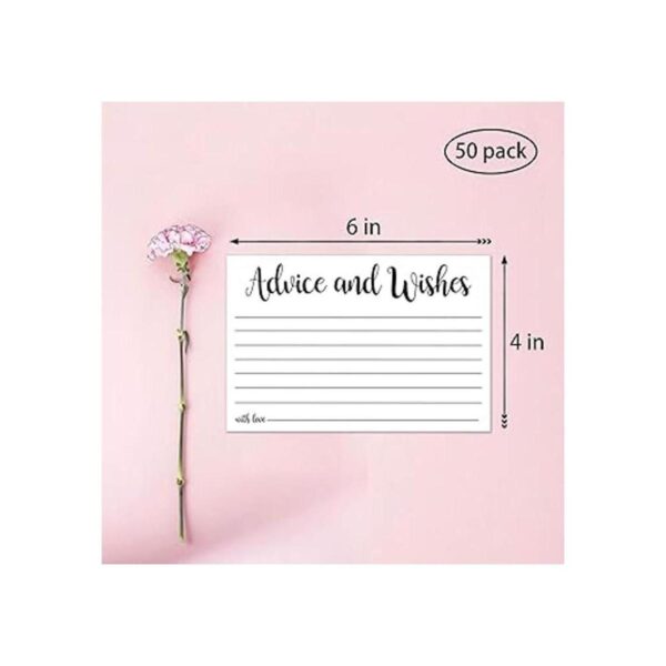 Juego de 50 tarjetas de consejos para novia y novio_3