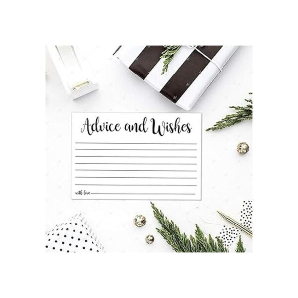 Juego de 50 tarjetas de consejos para novia y novio_5