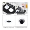KIMOBER Ojos de 3 pulgadas para manualidades color negro