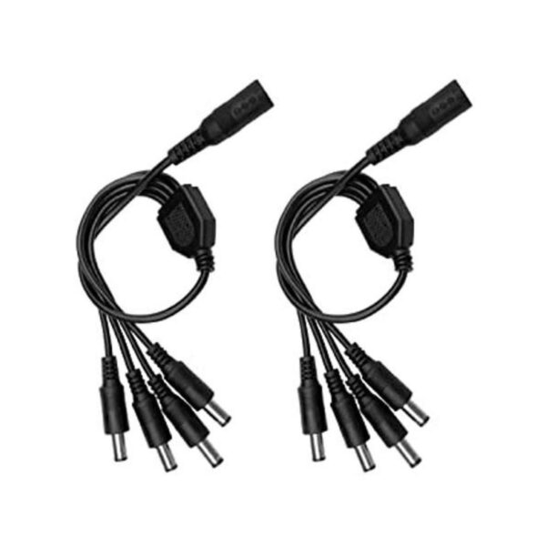 Paquete de 2 cables divisor de corriente continua de 1 a 4_1