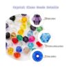 FAMLEAF 110 cuentas de cristal de 0.315 in para hacer