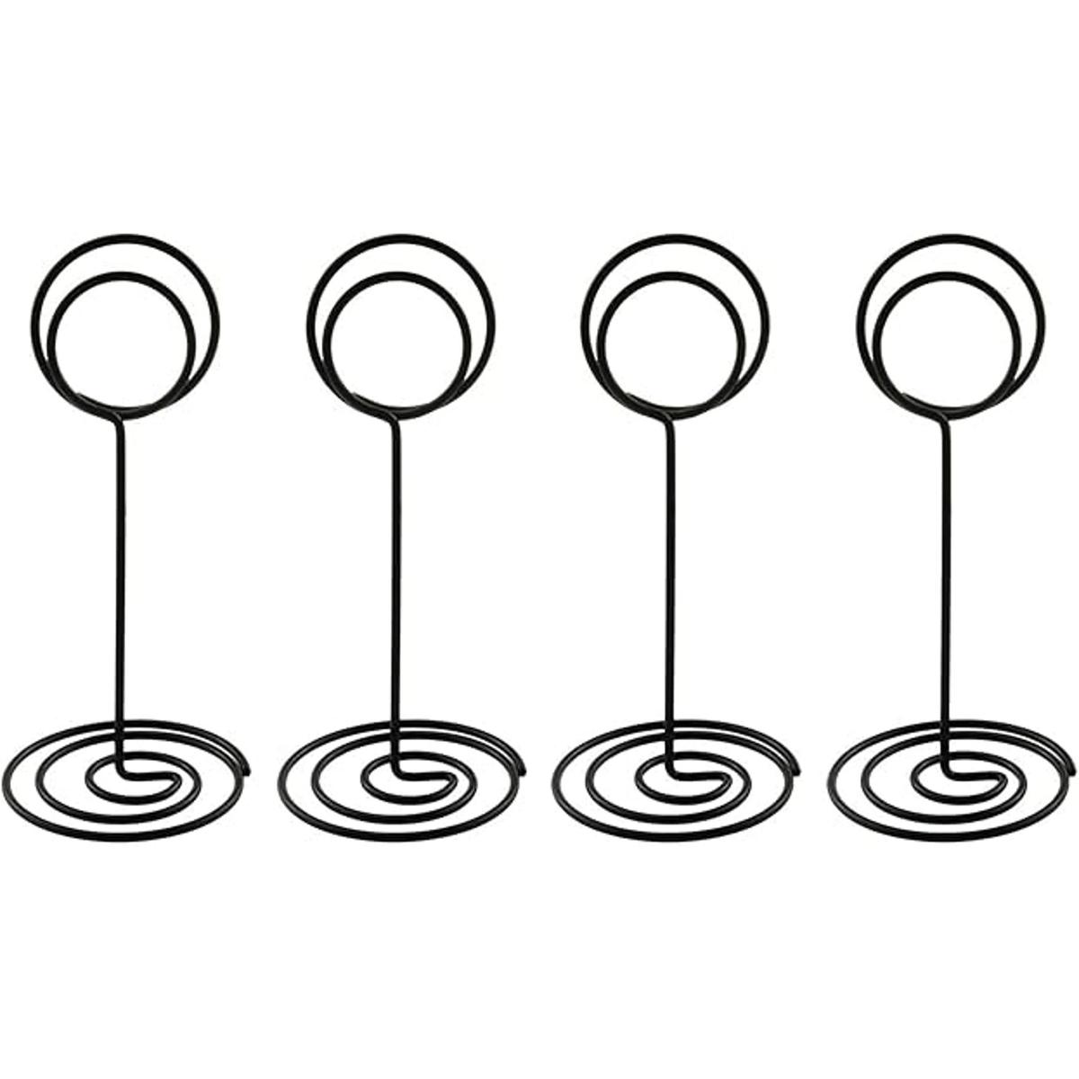 HJGarden 4 soportes para números de mesa carpeta de