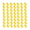 Kuanfine 60 piezas de figuras de pato minitoritas de