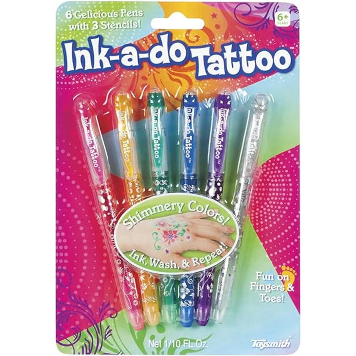 Toysmith InkaDo Tattoo Pens For Boys Girls Ages 6