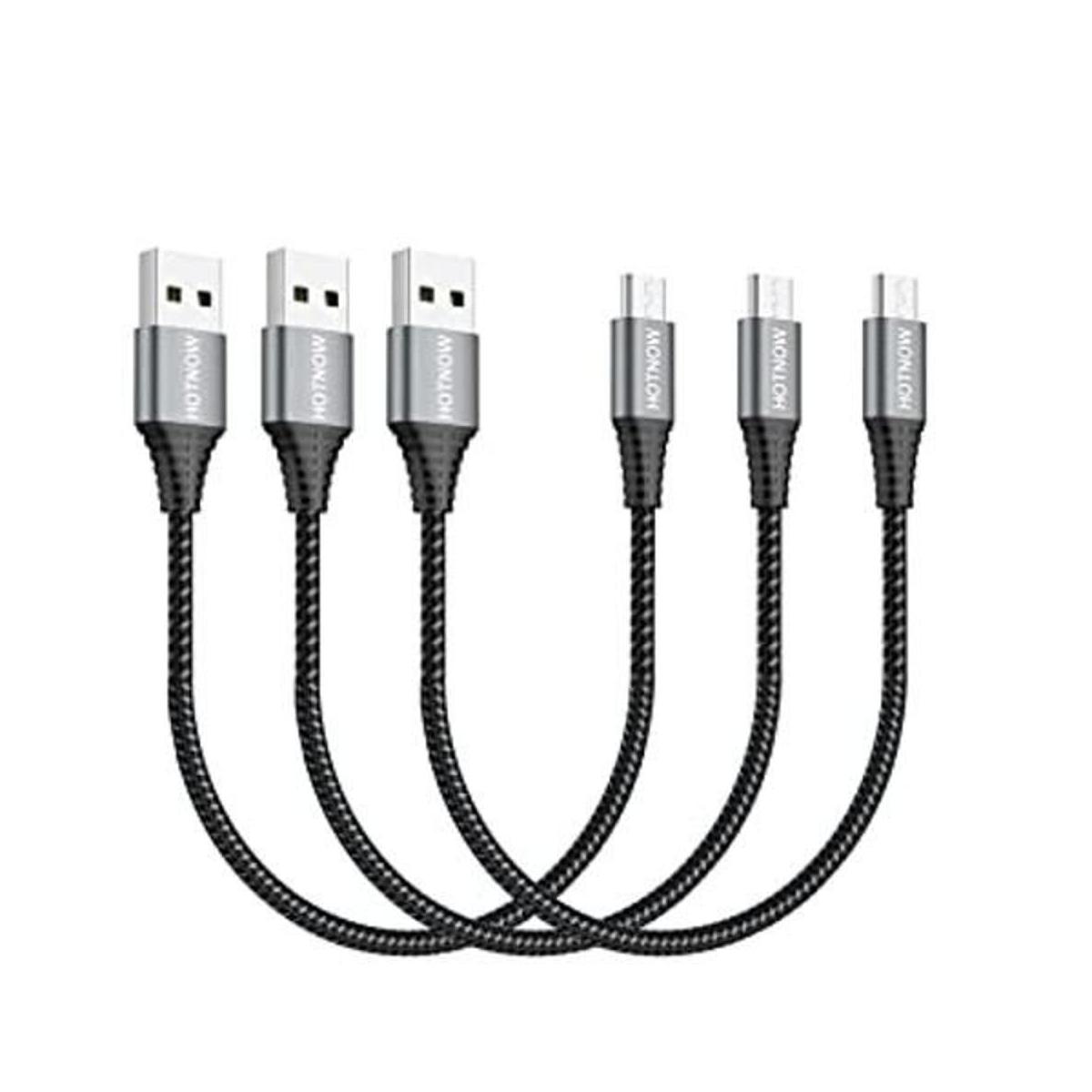 HOTNOW Cable micro USB de 1 pie para Android cable de
