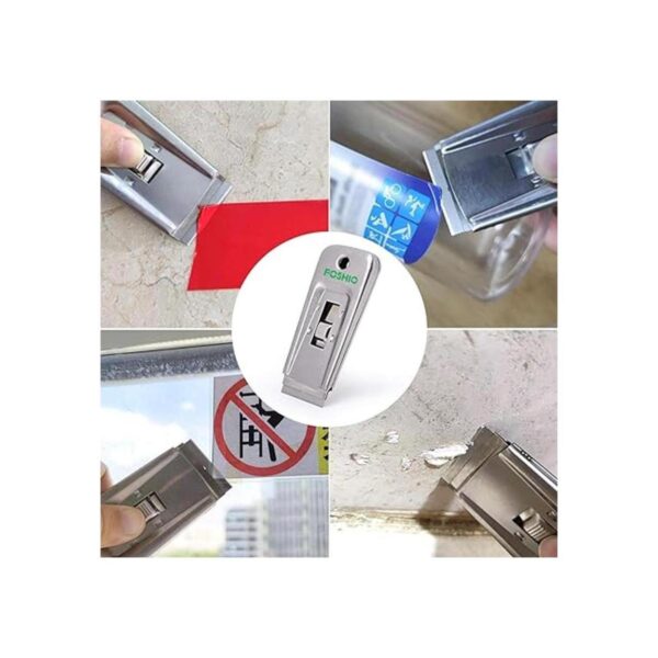 foshio retráctil de acero inoxidable Cuchilla de afeitar