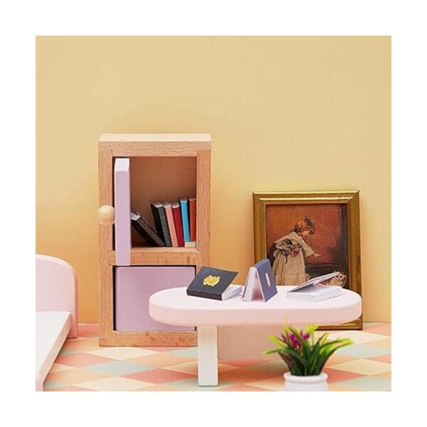 12 piezas de miniaturas a escala 112 libros de casa de