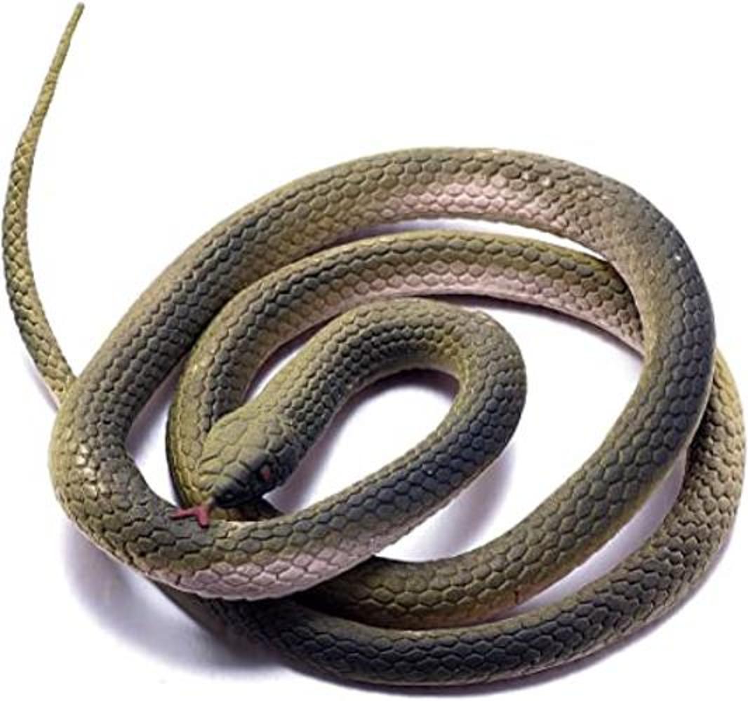 FunLavie Serpiente de goma realista con diseño de