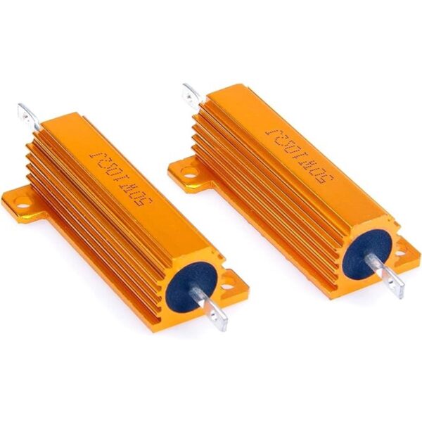 LM YN 2 Pcs 50 Watt 10 Ohm 5 electrónica Aluminio Shell_3