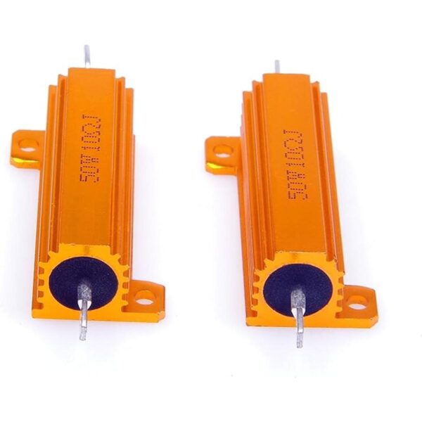 LM YN 2 Pcs 50 Watt 10 Ohm 5 electrónica Aluminio Shell_2
