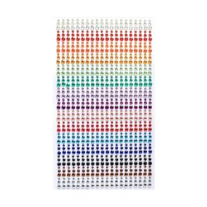Calcomanías de diamantes de imitación de 15 colores 3_1