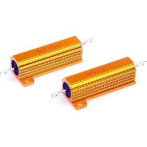 LM YN 2 Pcs 50 Watt 10 Ohm 5 electrónica Aluminio Shell_1