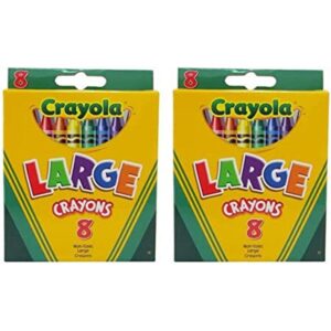 Crayola 2 Paquetes de crayones largos. Cada paquete_1