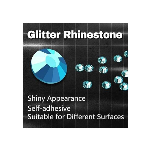 Calcomanías de diamantes de imitación de 15 colores 3_3